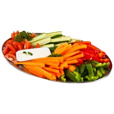 1 kg obložená mísa - variace soust z čerstvé zeleniny s dipem z modrého sýru 0,2 l