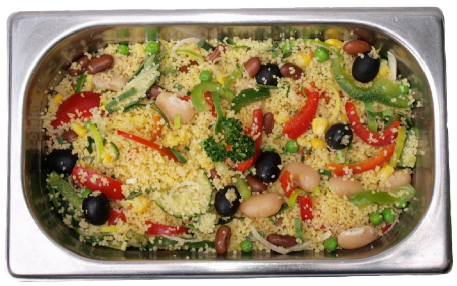 Salát - kuskus s barevnými fazolemi a zeleninou 1 kg