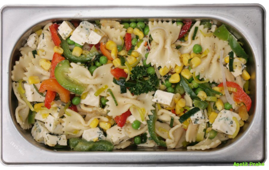 Salát - těstovinovy farfalle s nivou 1 kg