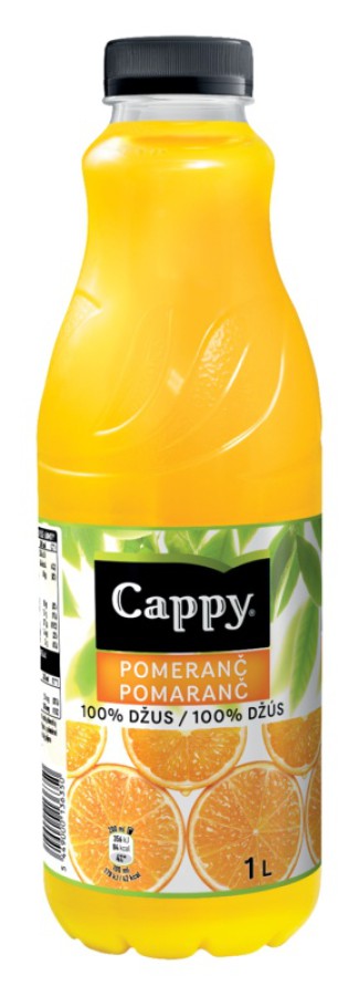 1 l 100% pomerančový džus Cappy PET