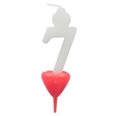 Dortová svíčka číslice 7