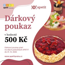 Dárkový poukaz v hodnotě 500 Kč