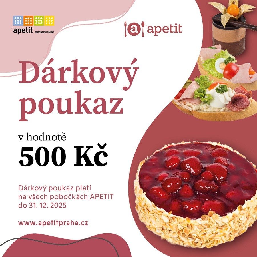 Dárkový poukaz v hodnotě 500 Kč