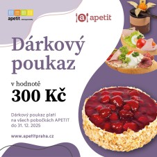 Dárkový poukaz v hodnotě 300 Kč