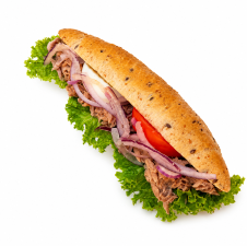 Celozrnný rohlík s tuňákem na majonéze