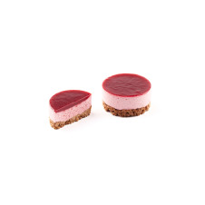 Veganský dortík s malinovou pěnou