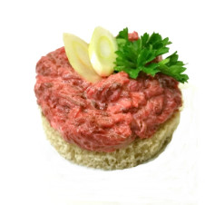 Chlebová kanapka s tartarem z červené řepy - VEGANSKÁ